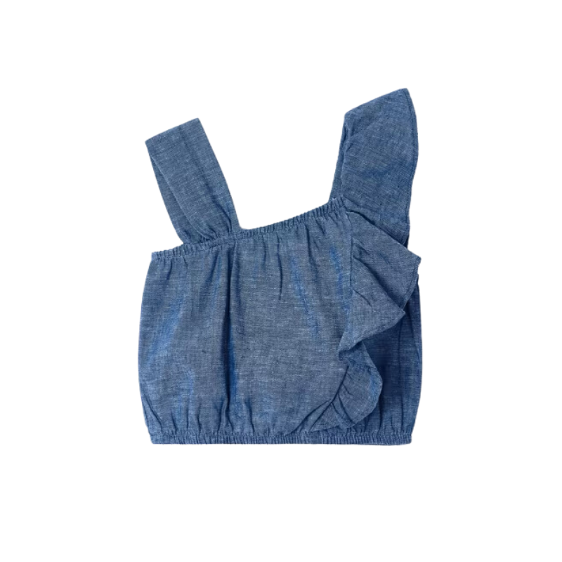 Mayoral Mayoral Denim Blouse Blue