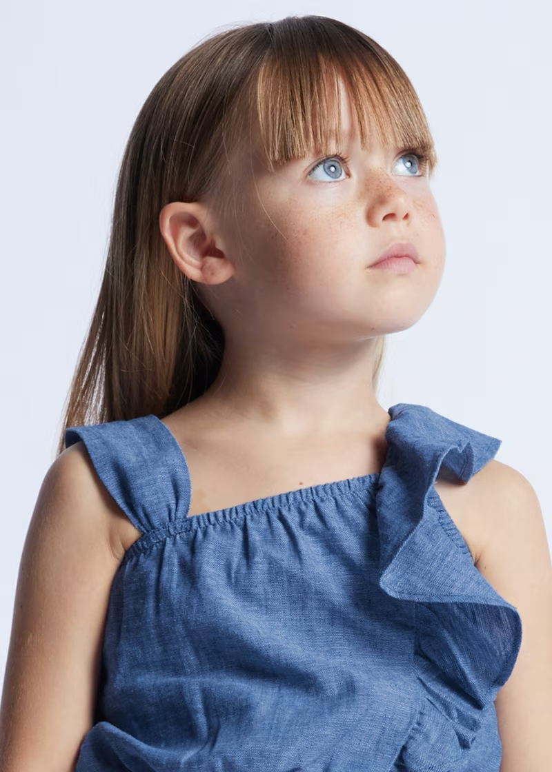 Mayoral Mayoral Denim Blouse Blue