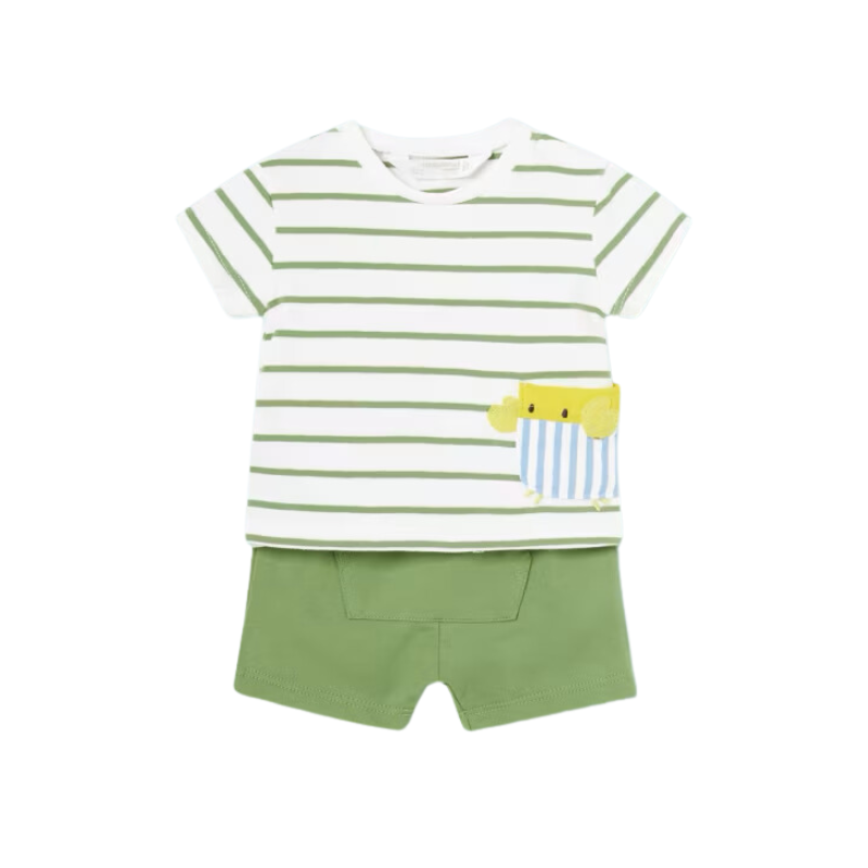 Mayoral Mayoral 2pc Short w/Shirt Set Kale