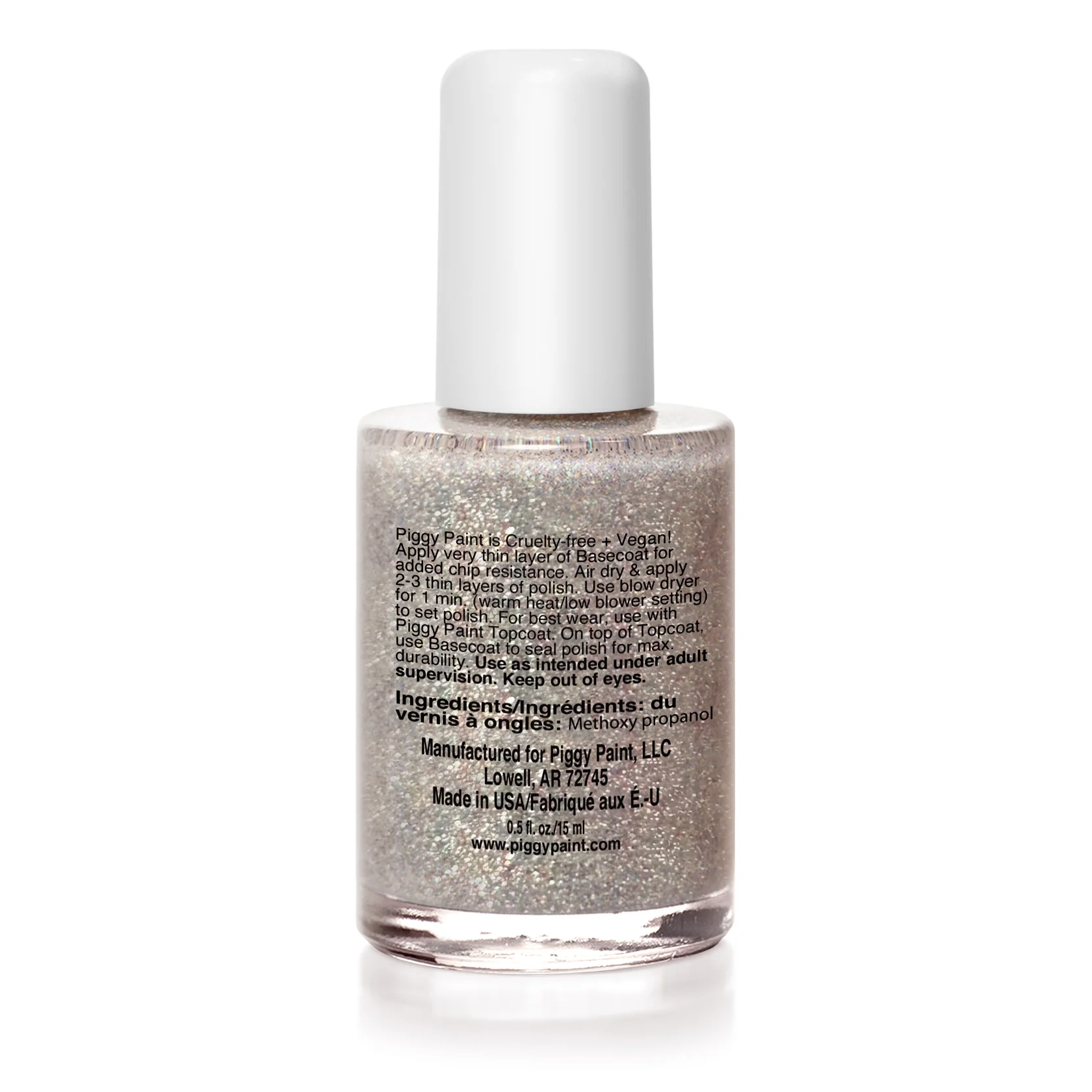 Piggy Paint Piggy Paint Polish Glitterbug 0.5 fl/oz