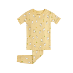 Petit Lem Petit Lem LS 2pc AOP Cockatoos Yellow