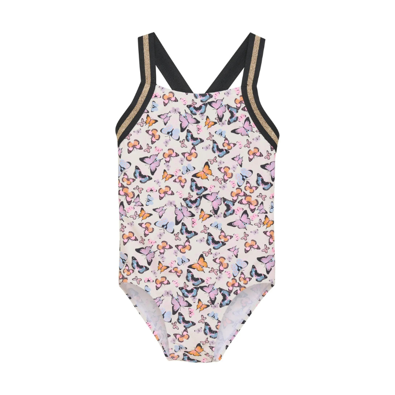 Color Kids Color Kids Swimsuit AOP Butterflies White