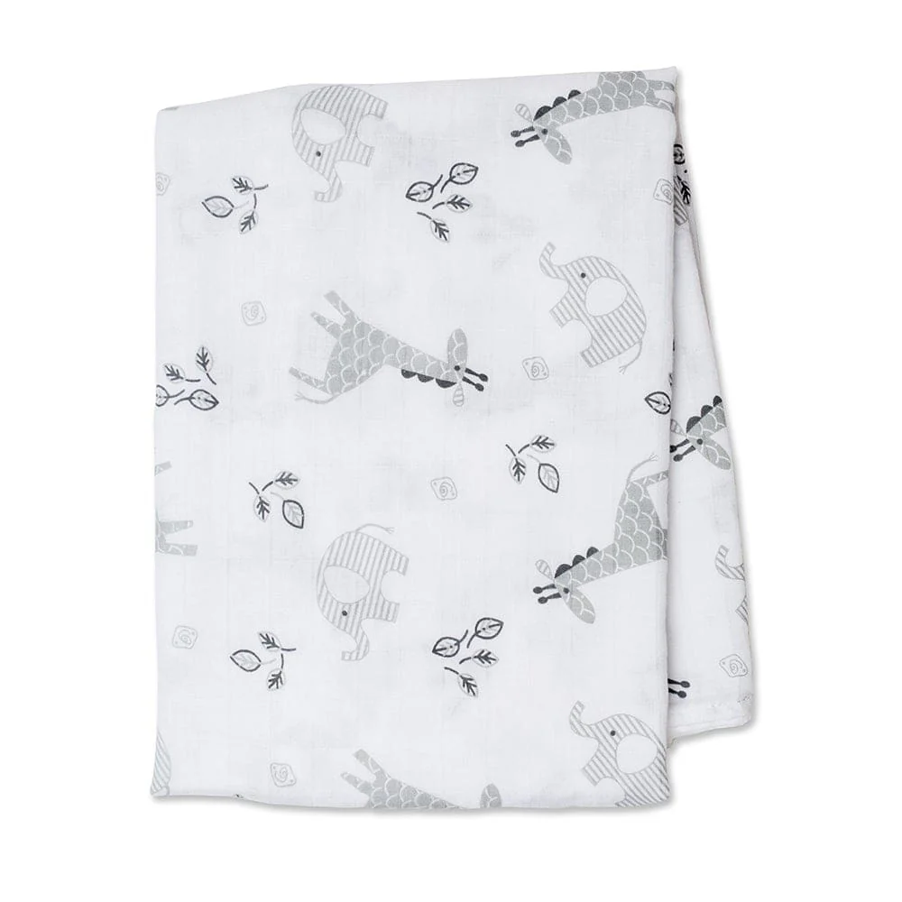 Lulujo Lulujo Muslin Swaddle Cotton Afrique 47" x 47"