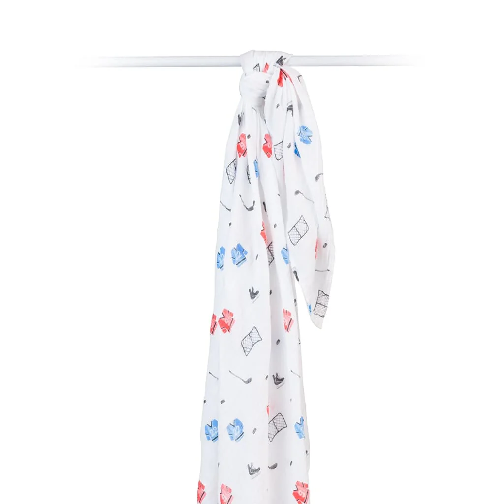 Lulujo Lulujo Muslin Swaddle Cotton Hockey 47" x 47"