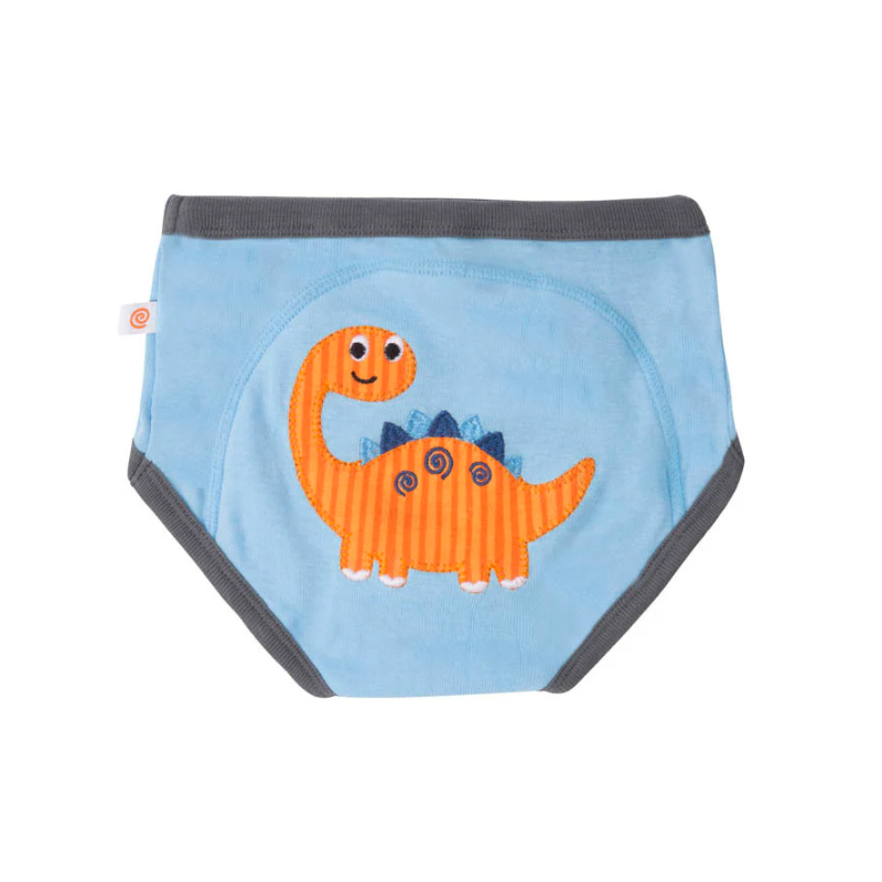 Zoocchini Zoocchini Organic Cotton Training Pant Blue Dino