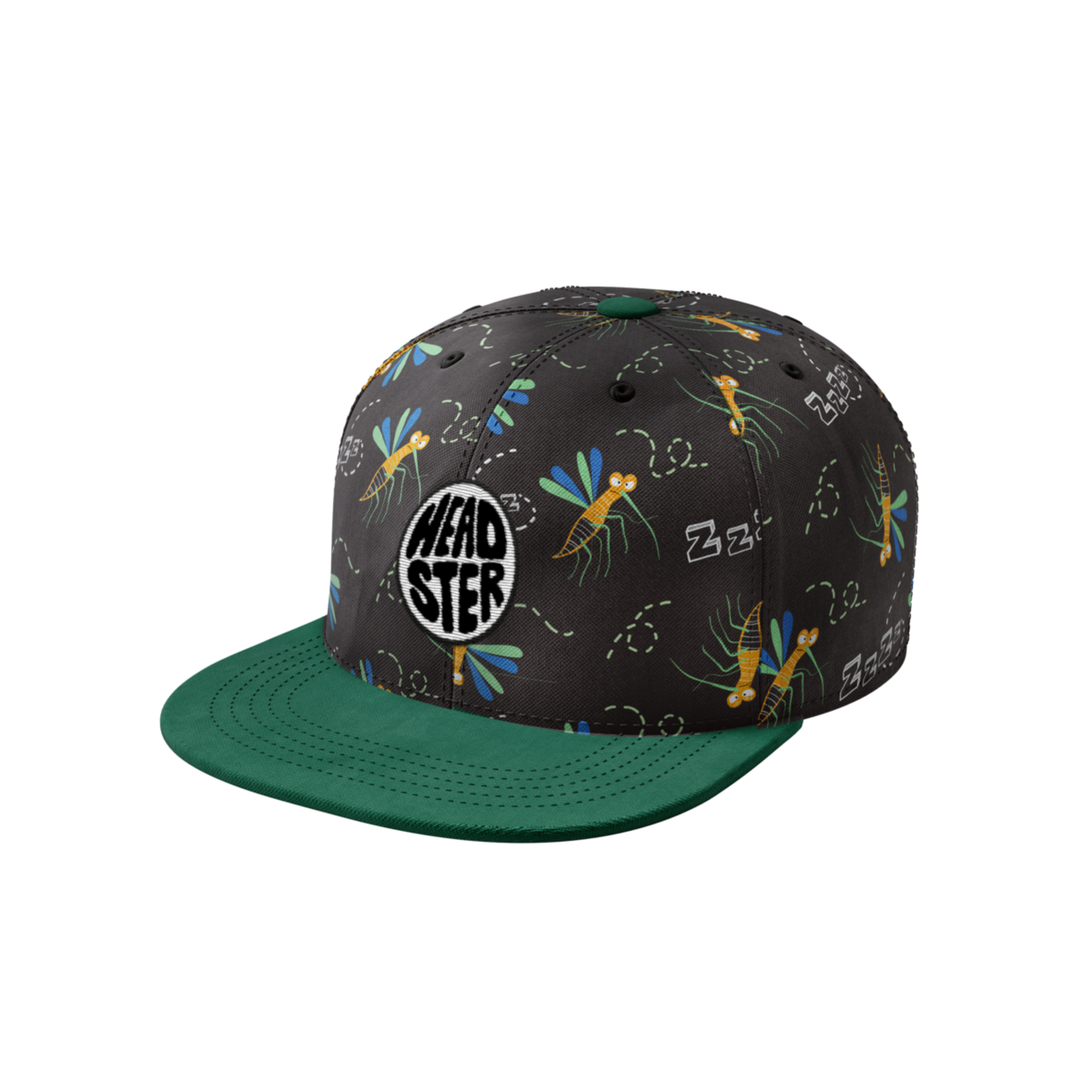 Headster Headster Snapback Cap Mosquito Black