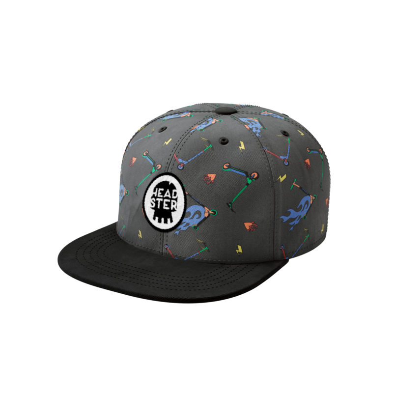 Headster Headster Snapback Cap Fast Track Charcoal