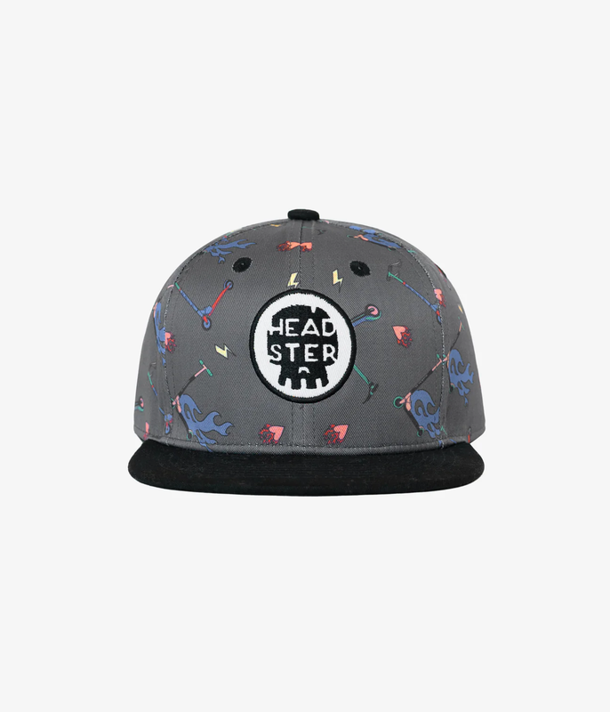 Headster Headster Snapback Cap Fast Track Charcoal
