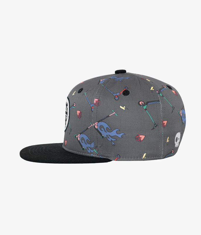 Headster Headster Snapback Cap Fast Track Charcoal