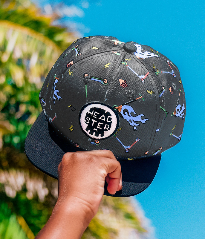 Headster Headster Snapback Cap Fast Track Charcoal