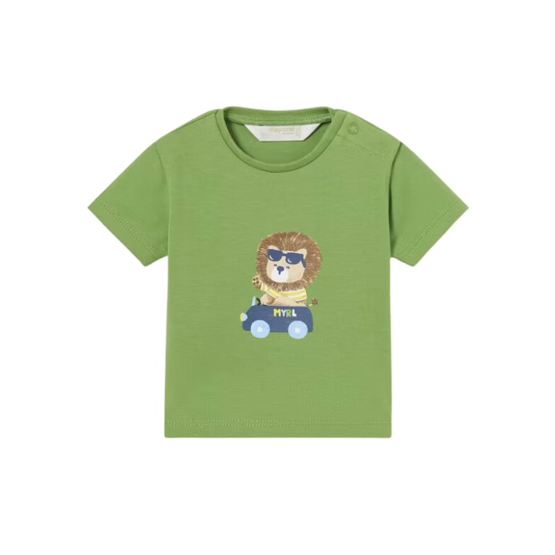 Mayoral Mayoral Tshirt Lion Kale Green