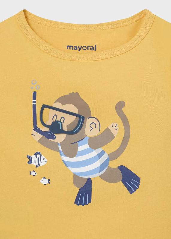 Mayoral Mayoral Tank Top Monkey Banana/Yellow