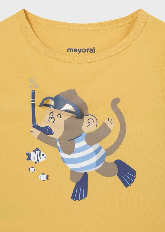 Mayoral Mayoral Tank Top Monkey Banana/Yellow