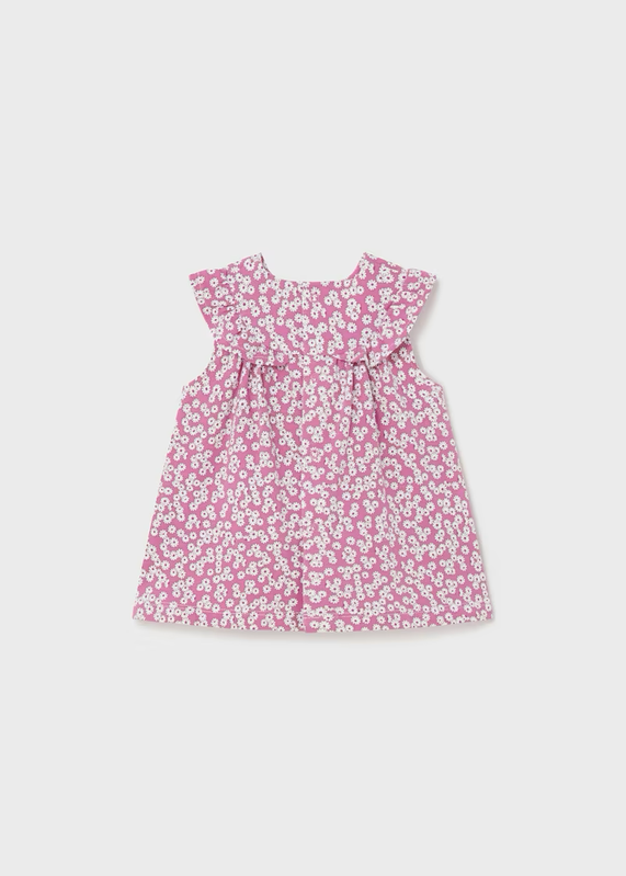 Mayoral Mayoral Dress AOP Flowers Juicy Pink