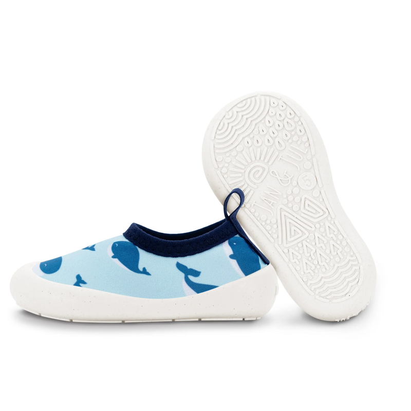 Jan & Jul Jan & Jul Water Play Shoes Blue Whale