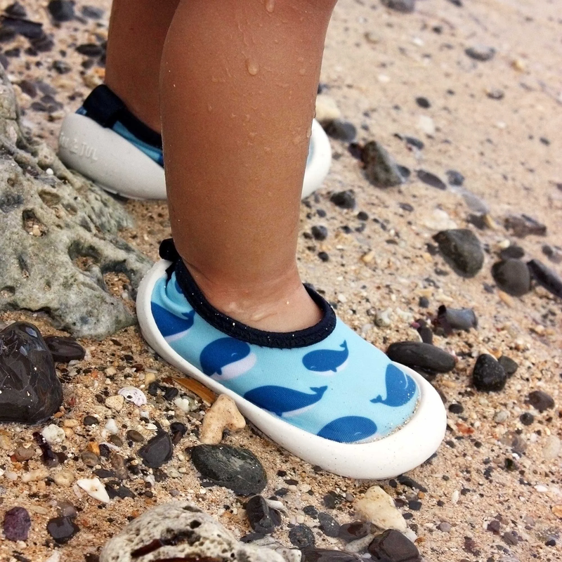Jan & Jul Jan & Jul Water Play Shoes Blue Whale