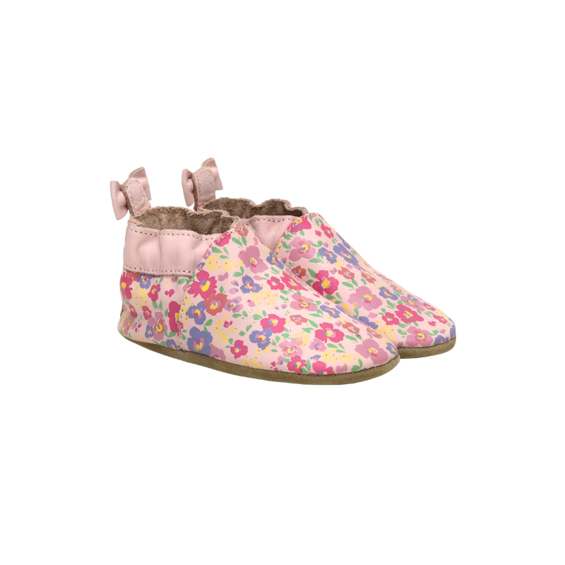 Robeez Robeez Soft Sole Slipper Poppy Pink