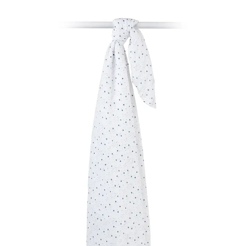 Lulujo Lulujo Muslin Swaddle Stars 40" x 40