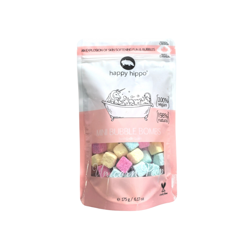 Happy Hippo Bath Happy Hippo Unicorn Poop Mini Bubble Bombs