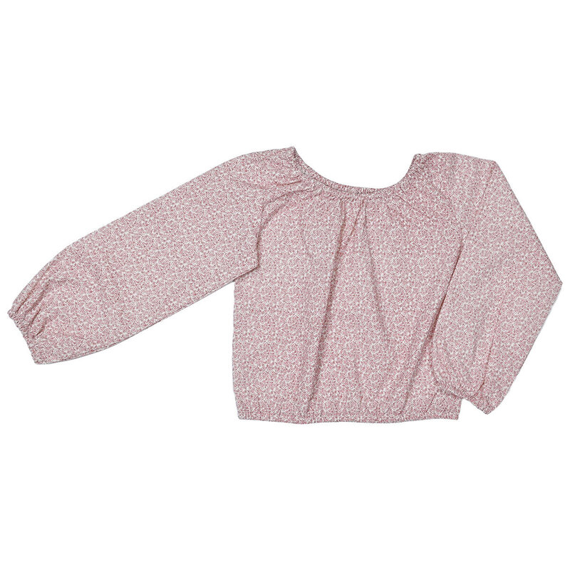 Vignette Vignette Odette Blouse Cranberry daisy