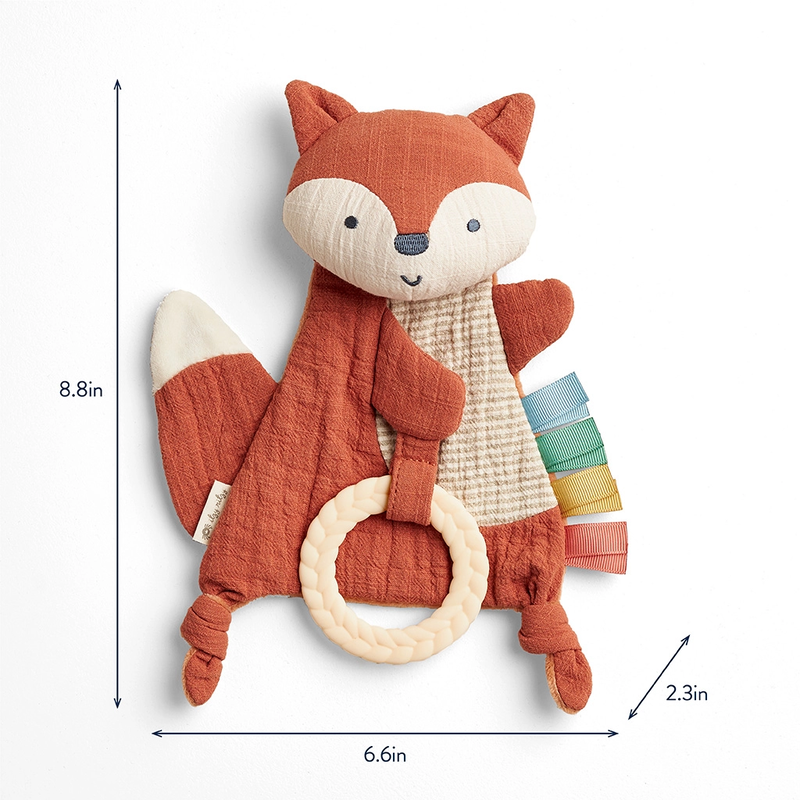 Itzy Ritzy Itzy Ritzy Bitzy Crinkle Fox Sensory/Teether