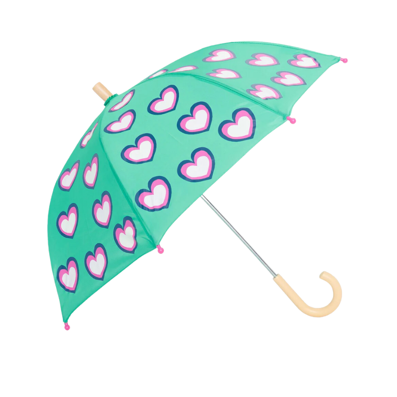 Hatley Hatley Colour Changing Umbrella Hearts