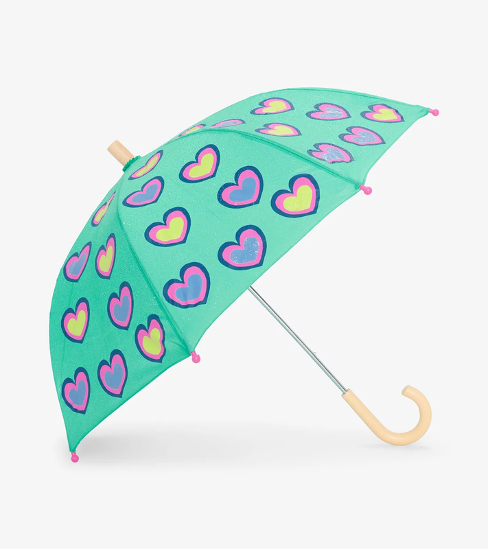 Hatley Hatley Colour Changing Umbrella Hearts