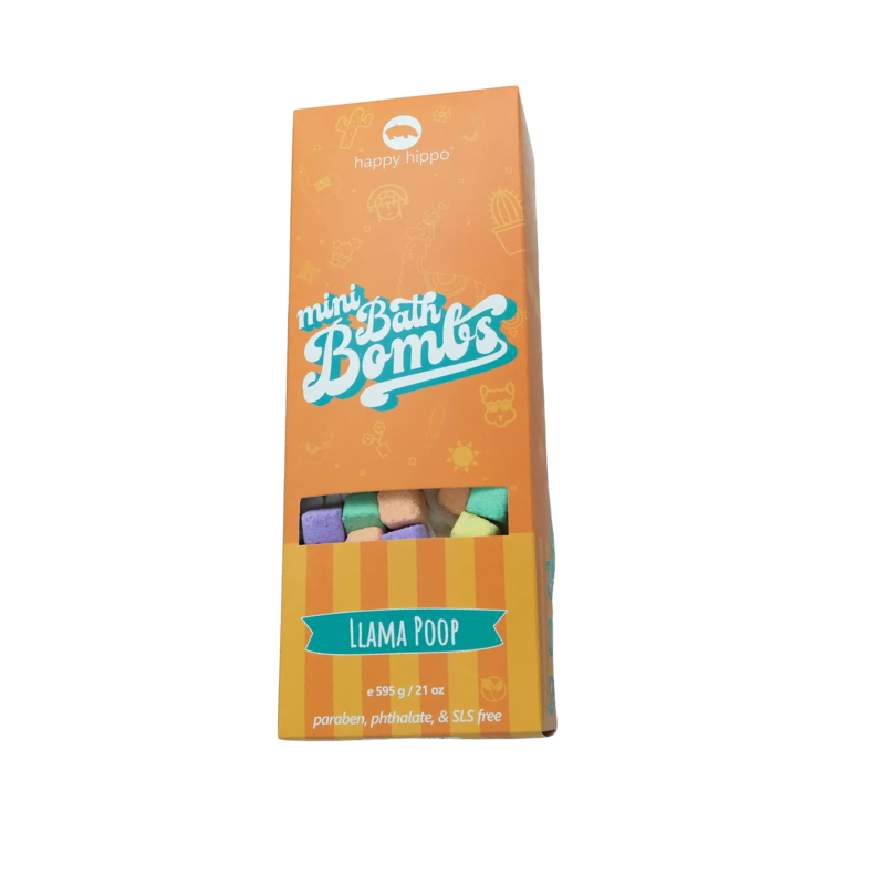 Happy Hippo Bath Happy Hippo Llama Poop Mini Bubble Bombs 595g