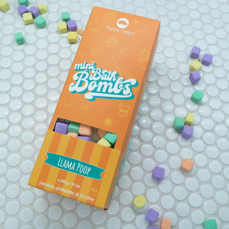 Happy Hippo Bath Happy Hippo Llama Poop Mini Bubble Bombs 595g