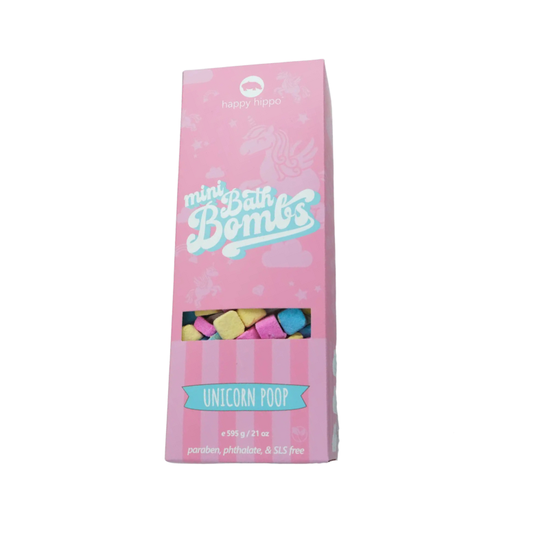 Happy Hippo Bath Happy Hippo Unicorn Poop Mini Bubble Bombs 595g
