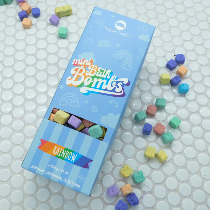 Happy Hippo Bath Happy Hippo Rainbow Mini Bubble Bombs 595g