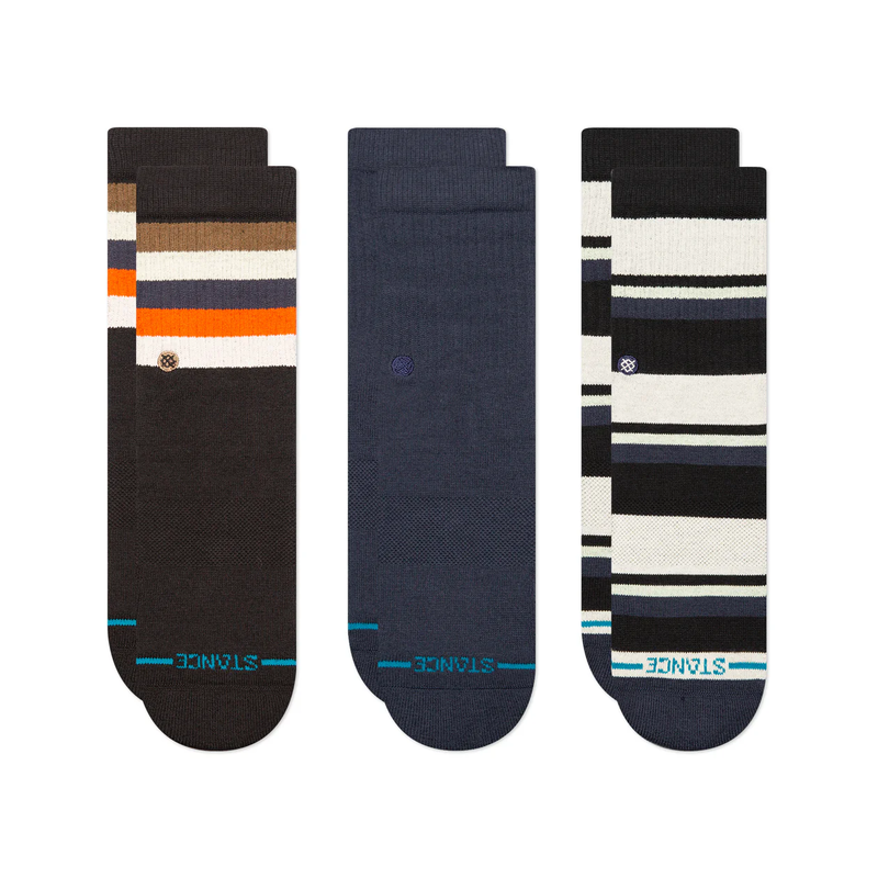 Stance Stance Socks KD Crew Maliboo 3pk Black