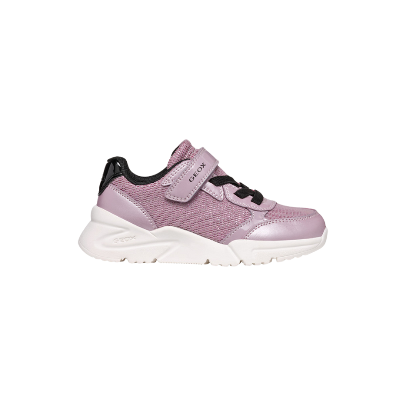 Geox Jr Loftus Runner Dark Rose Black