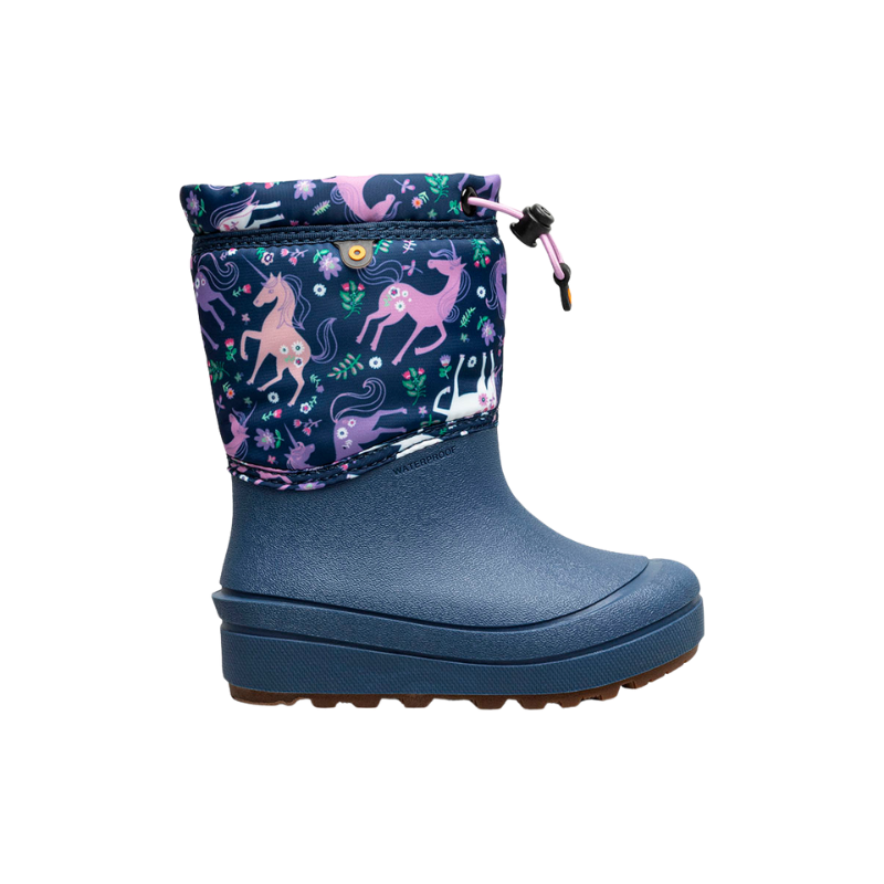 Bogs Bogs Snow Shell Boot Unicorn Meadow Indigo Multi