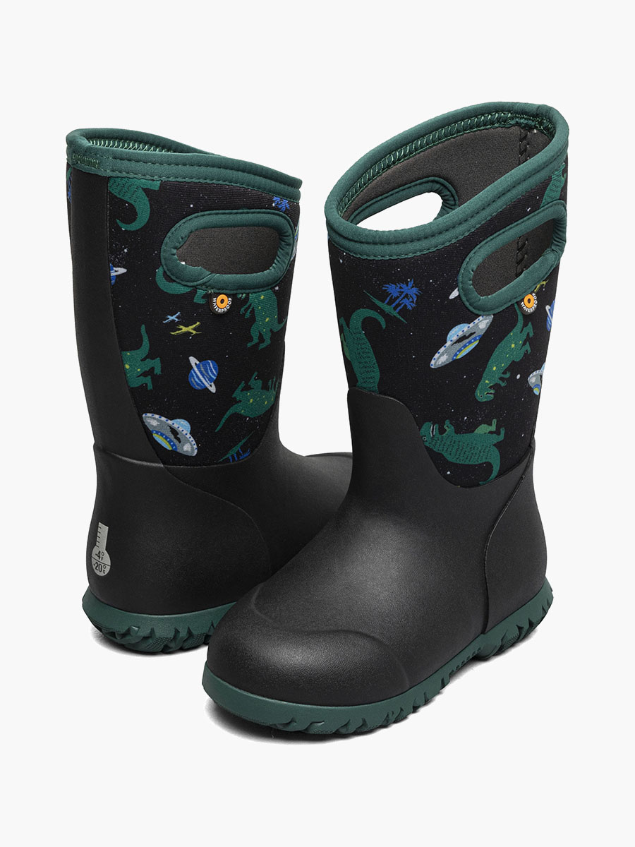 Bogs Bogs York Jurassic Dino Black Multi