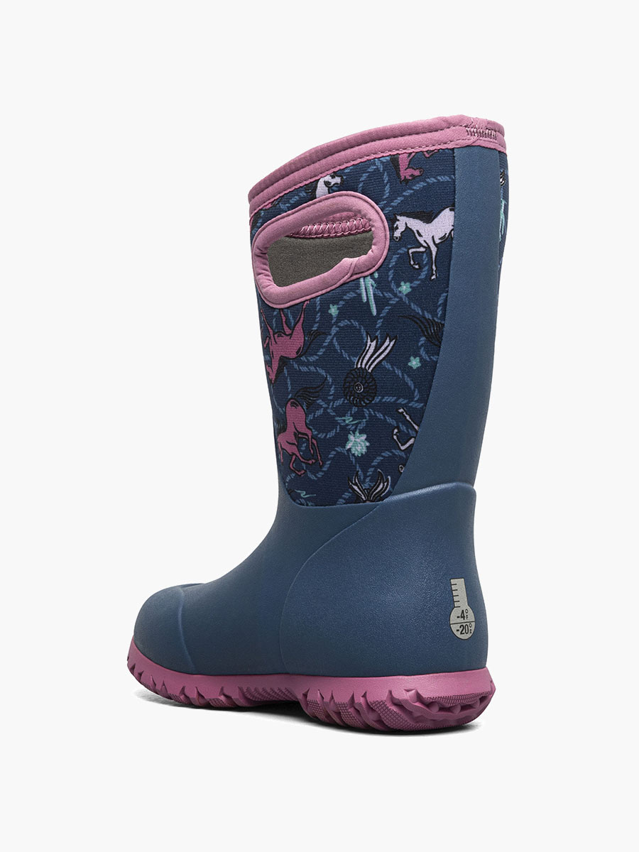 Bogs Bogs York Horses Indigo Multi