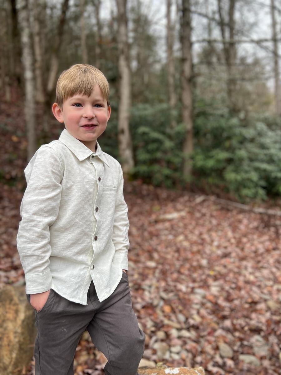 Me & Henry Me & Henry Jay Twill Pants Charcoal