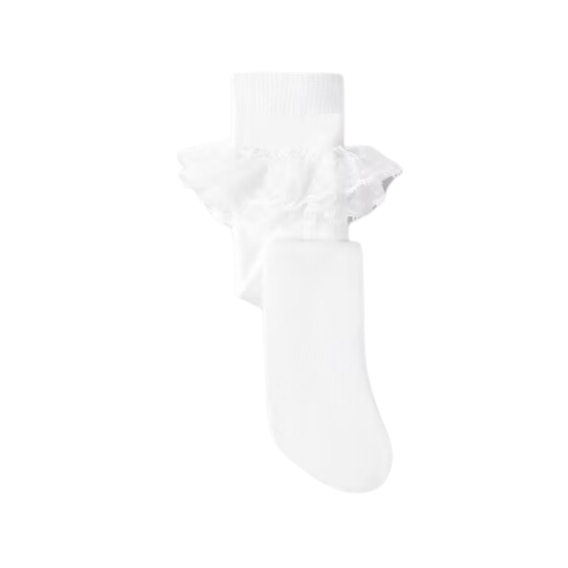 Mayoral Mayoral Ruffle Tights White