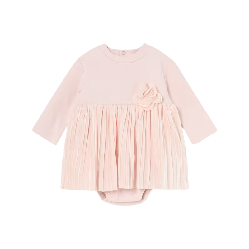 Mayoral Mayoral Dress Pleated Blush