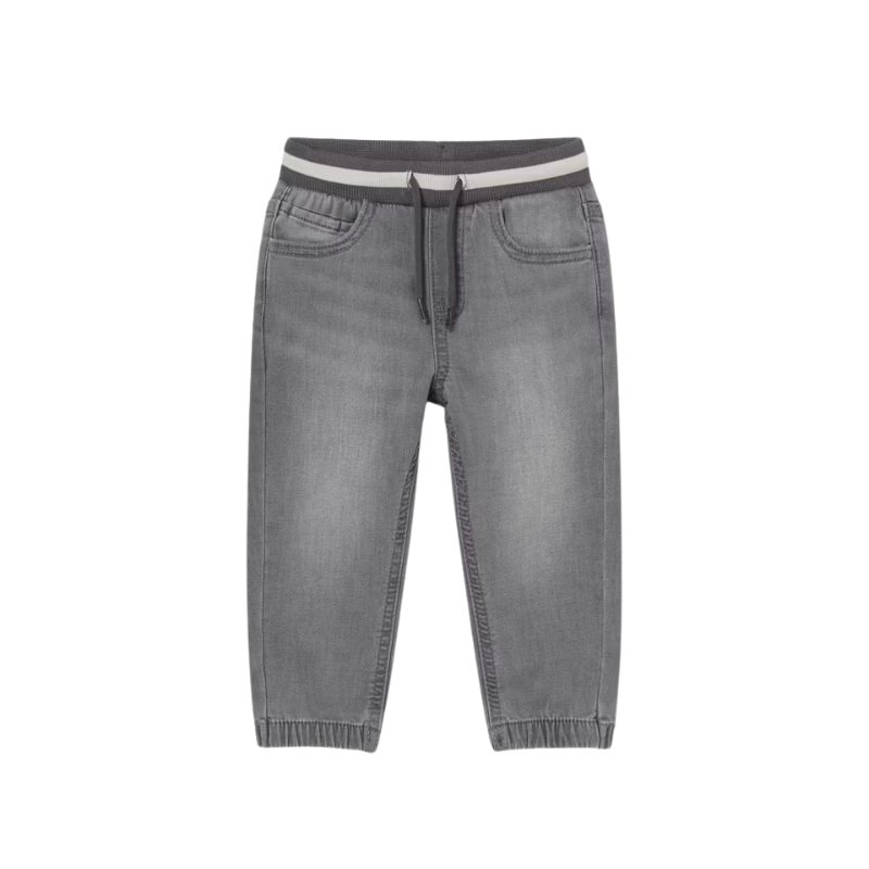 Mayoral Mayoral Soft Denim Joggers Light Grey