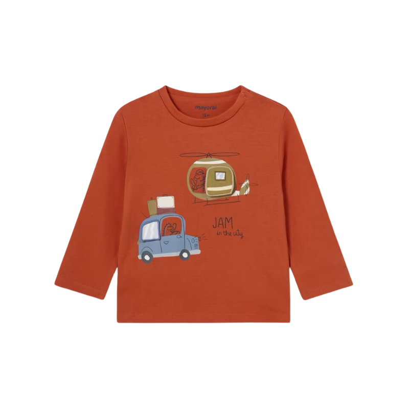 Mayoral Mayoral L/S Top Orange