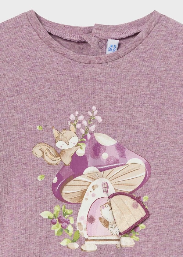 Mayoral Mayoral L/S Top Squirrel Orchid