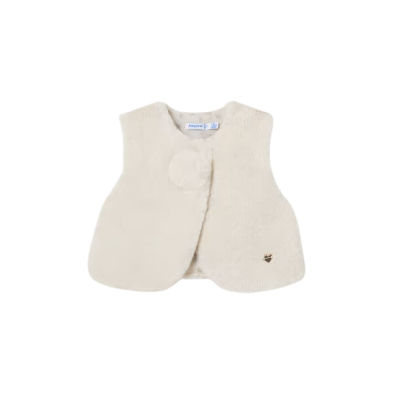 Mayoral Mayoral Fur Vest Chickpea