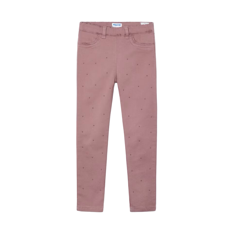 Mayoral Mayoral Pants Studs Pull On Rose