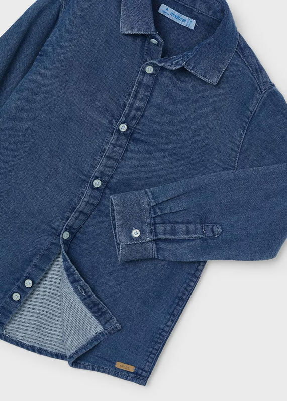 Mayoral Mayoral L/S Denim Shirt Dark