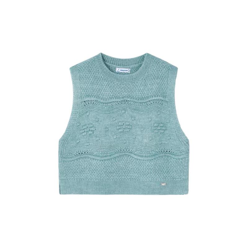 Mayoral Mayoral Knit Vest Emerald