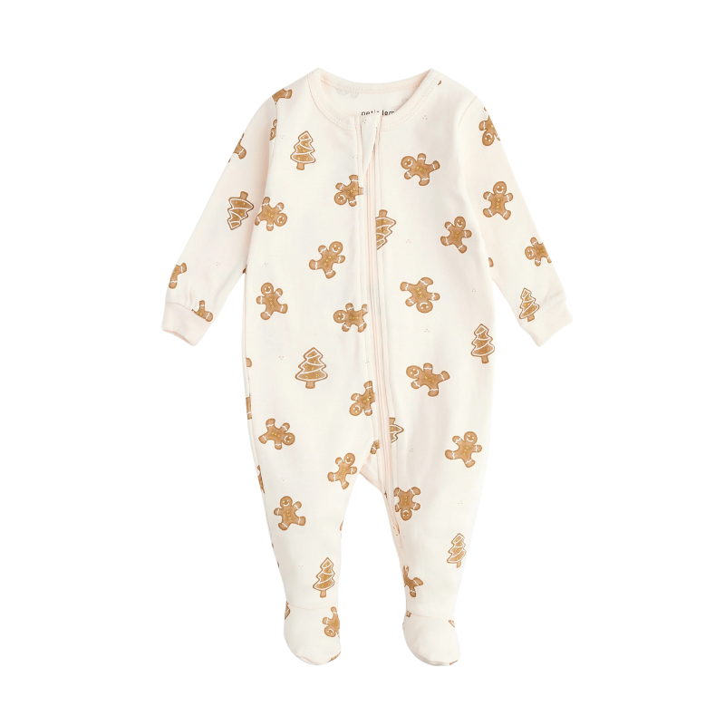 Petit Lem Petit Lem Sleeper Gingerbread Cookies Light Pink