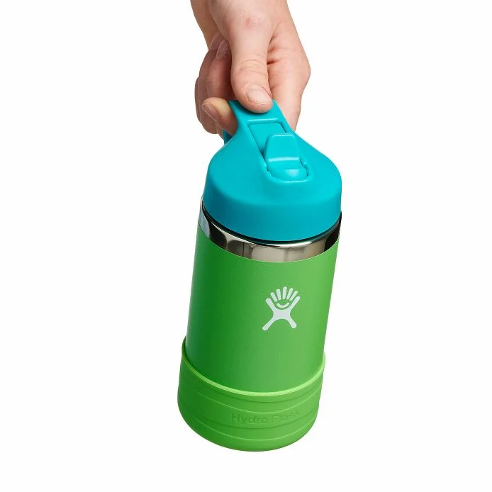 Hydro Flask Hydro Flask 12 Oz Kids Wide Mouth Straw Cap And Boot Grass