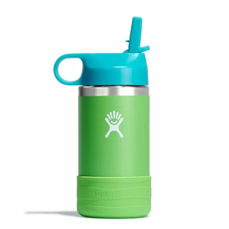 Hydro Flask Hydro Flask 12 Oz Kids Wide Mouth Straw Cap And Boot Grass