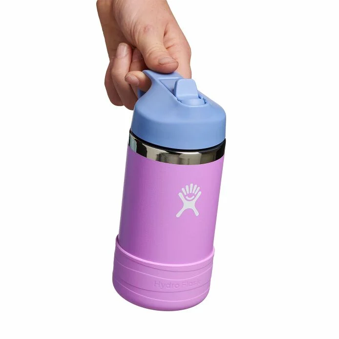 Hydro Flask Hydro Flask 12 Oz Kids Wide Mouth Straw Cap And Boot Anemone